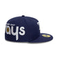 NEW ERA Tampa Bay Rays Image MLB All Over Print Navy 59FIFTY Fitted Cap