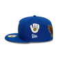 NEW ERA Milwaukee Brewers Image MLB All Over Print Blue 59FIFTY Fitted Cap