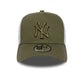 NEW ERA New York Yankees MLB League Essential Dark Green 9FORTY E-Frame Trucker Adjustable Cap