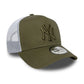 NEW ERA New York Yankees MLB League Essential Dark Green 9FORTY E-Frame Trucker Adjustable Cap