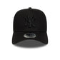 NEW ERA New York Yankees MLB League Essential Black 9FORTY E-Frame Adjustable Cap