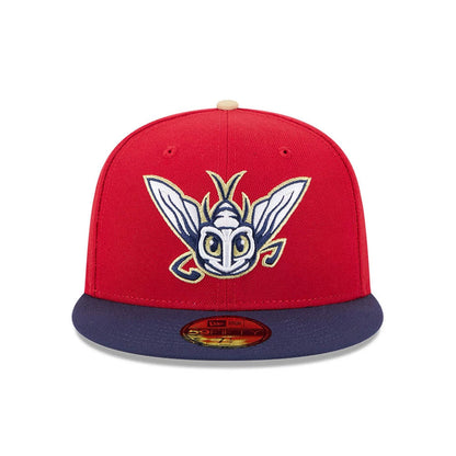New Era Harrisburg Senators MiLB Theme Night Red 59FIFTY Fitted Cap