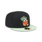 New Era Montgomery Biscuits Black Theme Nights 59FIFTY Fitted Hat
