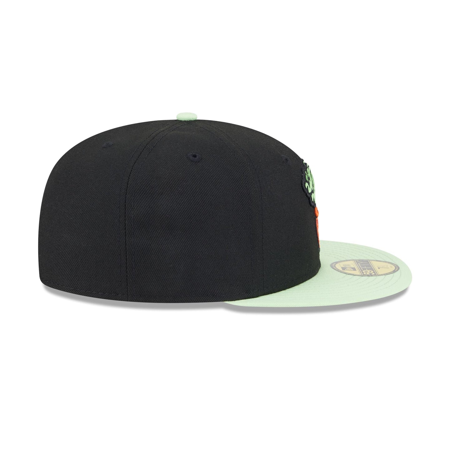 New Era Montgomery Biscuits Black Theme Nights 59FIFTY Fitted Hat