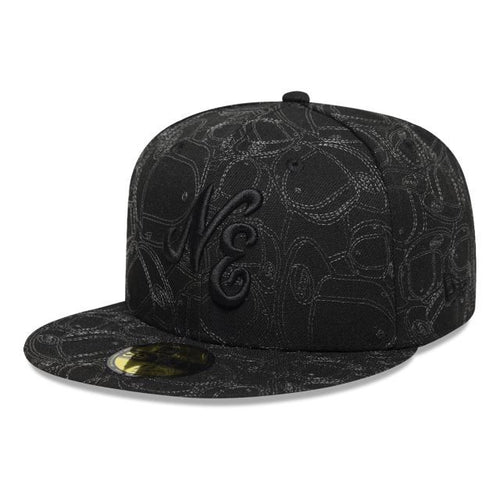 NEW ERA New Era Black AOP 59FIFTY Fitted Cap