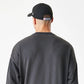 Las Vegas Raiders NFL Washed Boxy Dark Grey Oversized Crew Neck Sweater