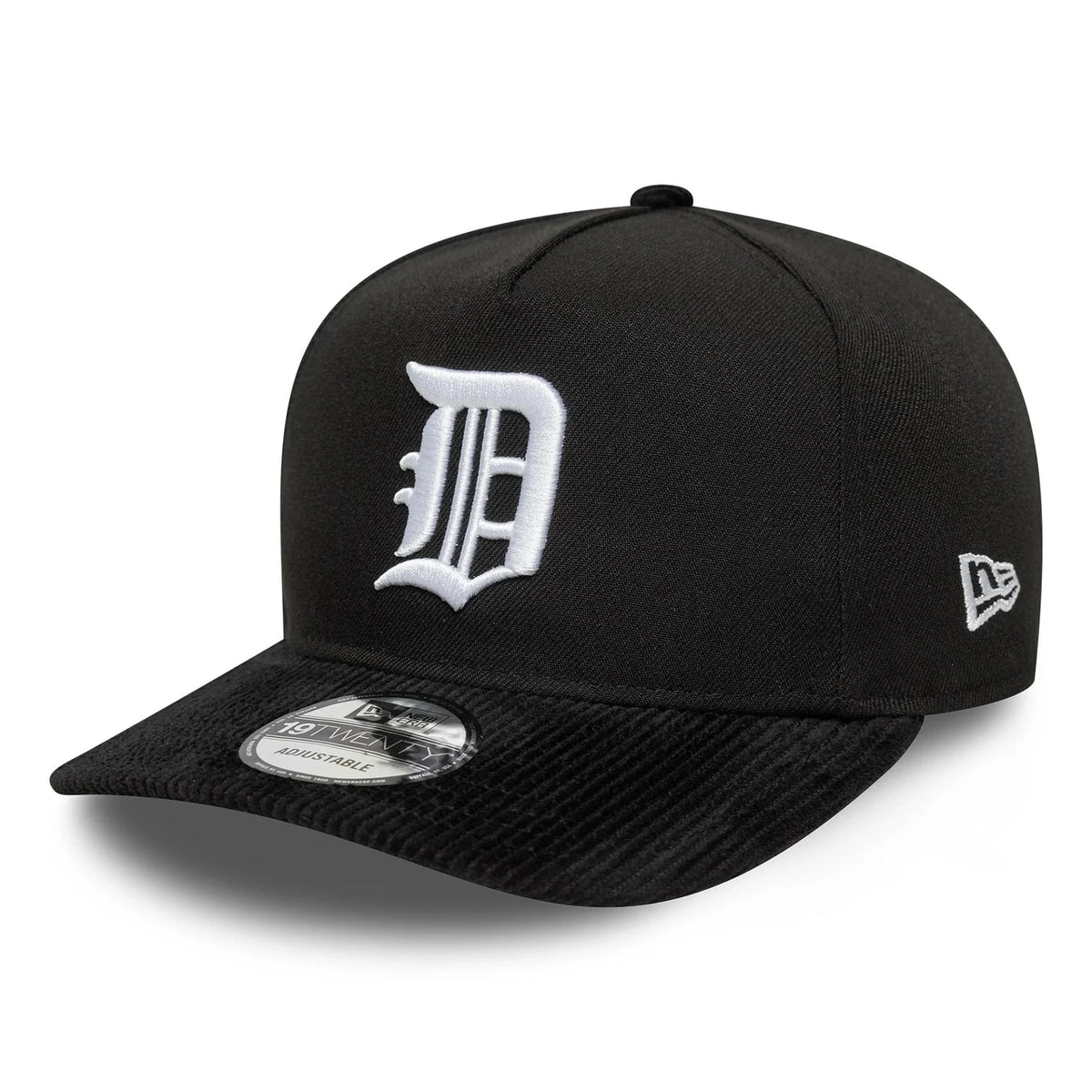 NEW ERA Detroit Tigers MLB Cooperstown Cord Black 19TWENTY Adjustable Cap