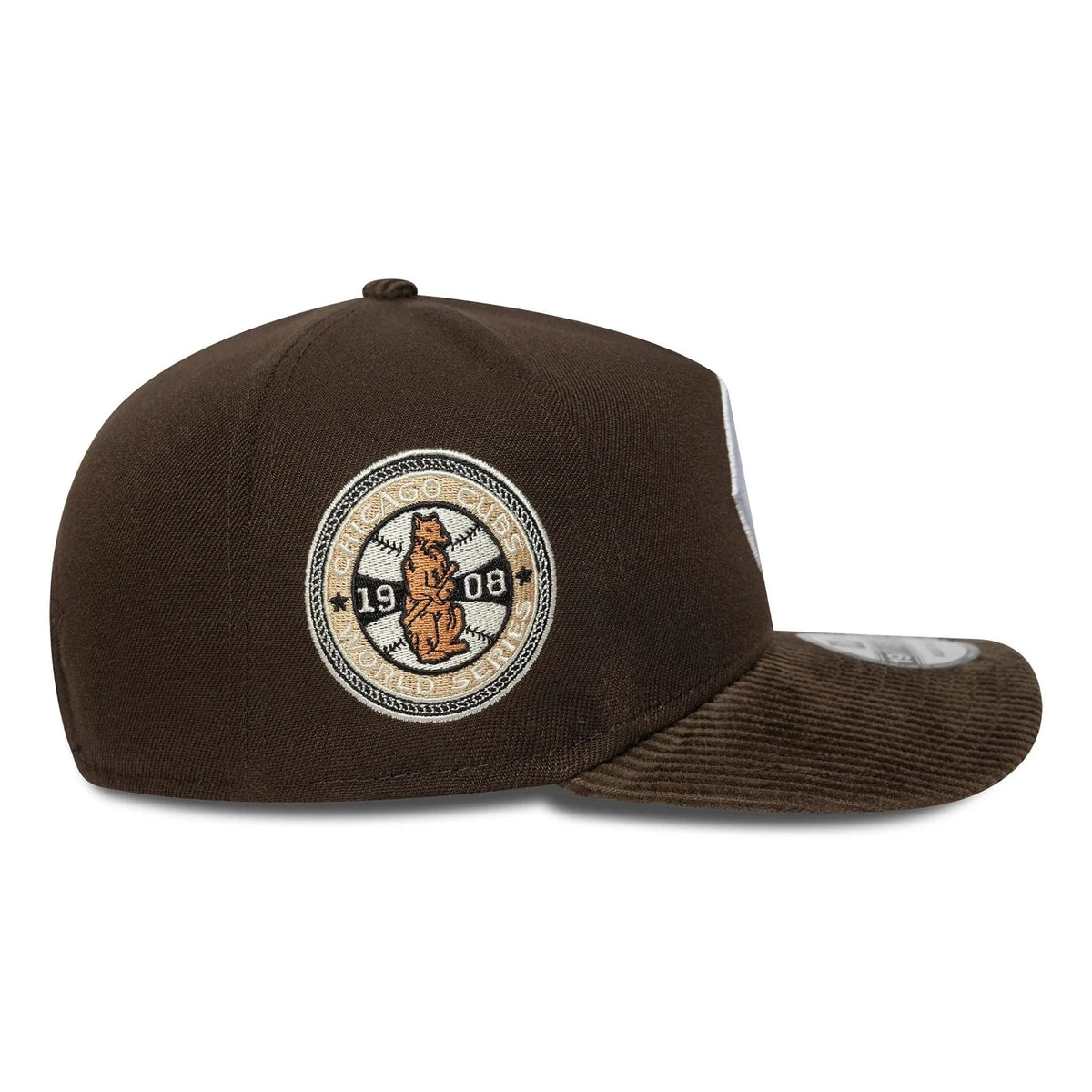 NEW ERA Chicago Cubs MLB Cooperstown Cord Dark Brown 19TWENTY Adjustable Cap