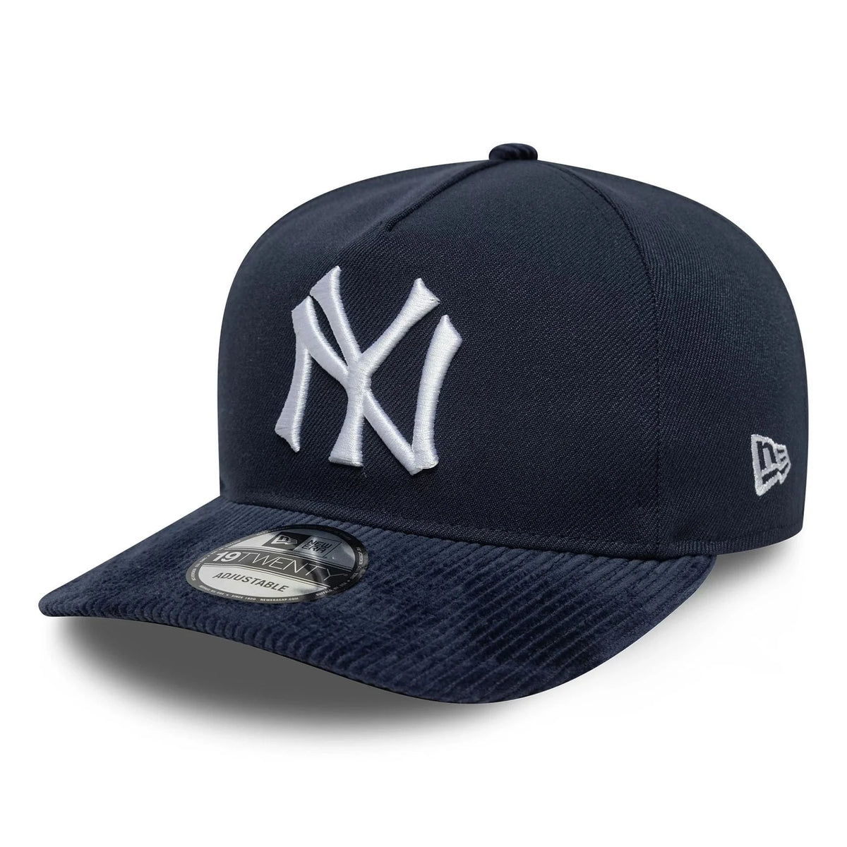 NEW ERA New York Yankees MLB Cooperstown Cord Navy 19TWENTY Adjustable Cap