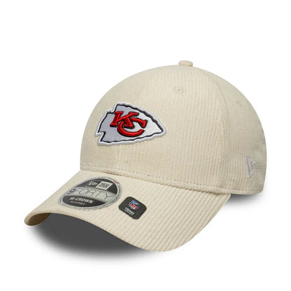 NEW ERA Kansas City Chiefs NFL Cord Cream 9FORTY M-Crown Adjustable Cap