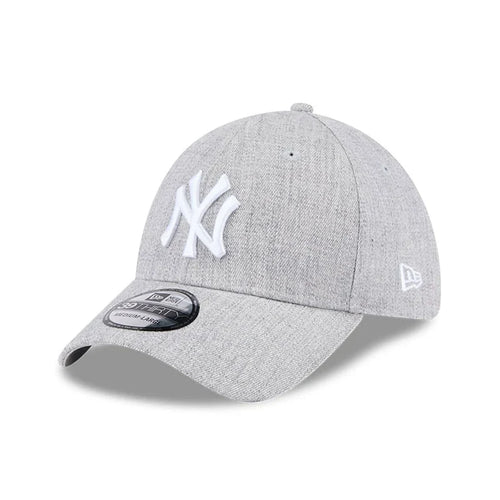 NEW ERA New York Yankees MLB Heather Grey 39THIRTY Stretch Fit Cap