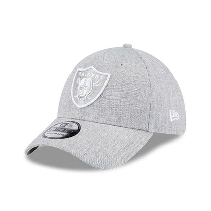 NEW ERA Las Vegas Raiders NFL Heather Grey 39THIRTY Stretch Fit Cap