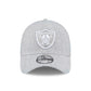 NEW ERA Las Vegas Raiders NFL Heather Grey 39THIRTY Stretch Fit Cap