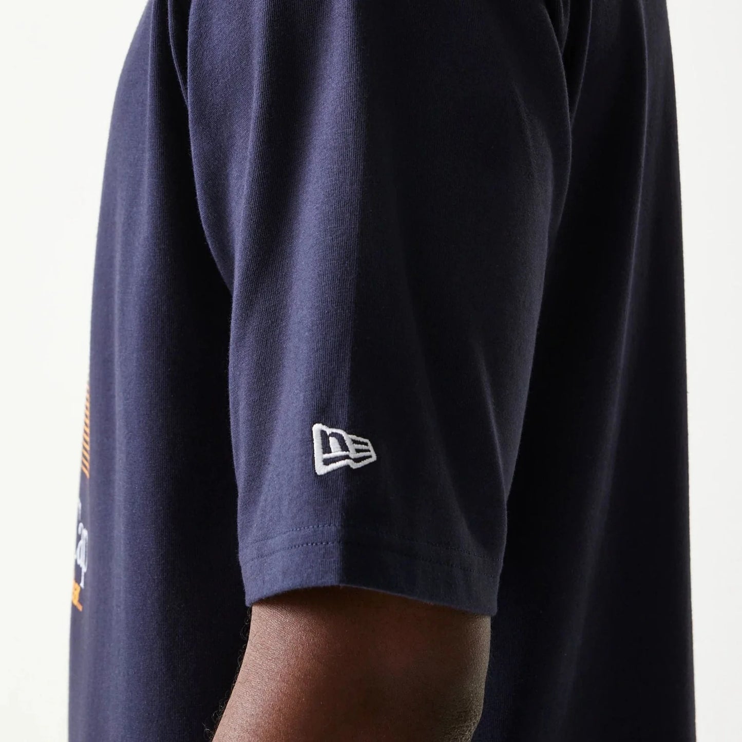 New Era Baseball Player Graphic Navy Oversized T-Shirt