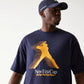 New Era Baseball Player Graphic Navy Oversized T-Shirt