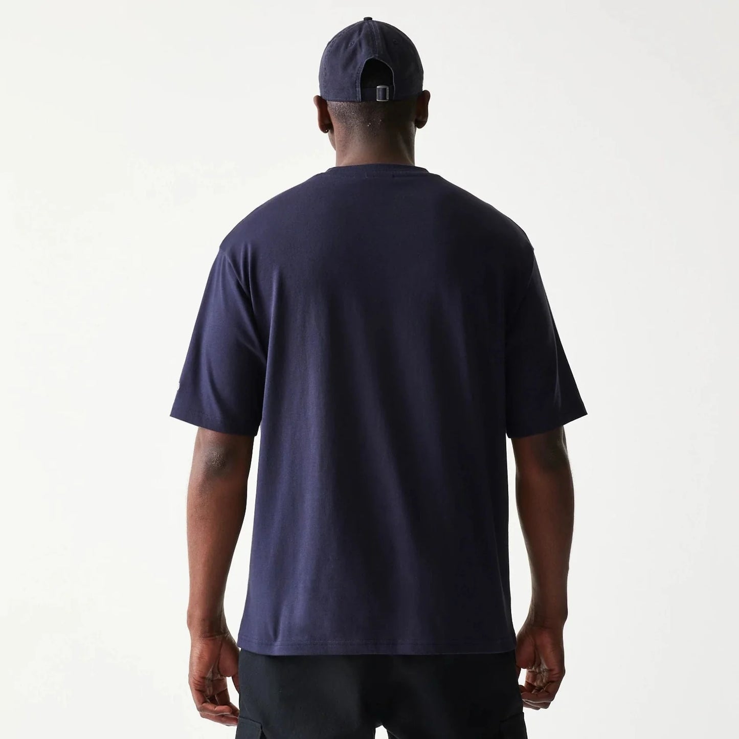 New Era Baseball Player Graphic Navy Oversized T-Shirt