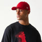 New Era Baseball Player Graphic Black Oversized T-Shirt