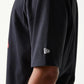New Era Baseball Player Graphic Black Oversized T-Shirt