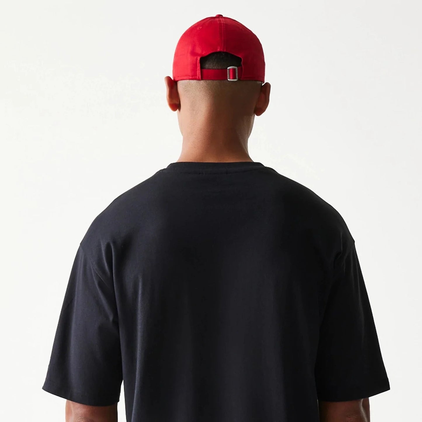 New Era Baseball Player Graphic Black Oversized T-Shirt