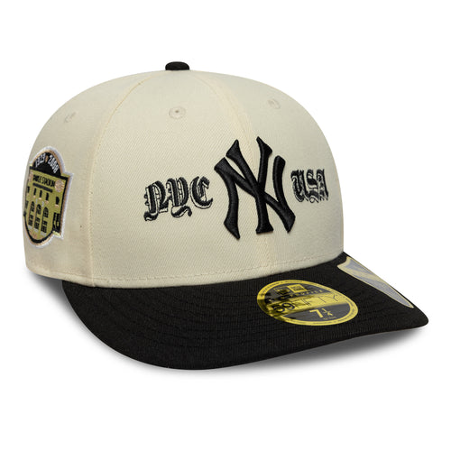 NEW ERA New York Yankees MLB Beige Low Profile 59FIFTY Fitted Cap