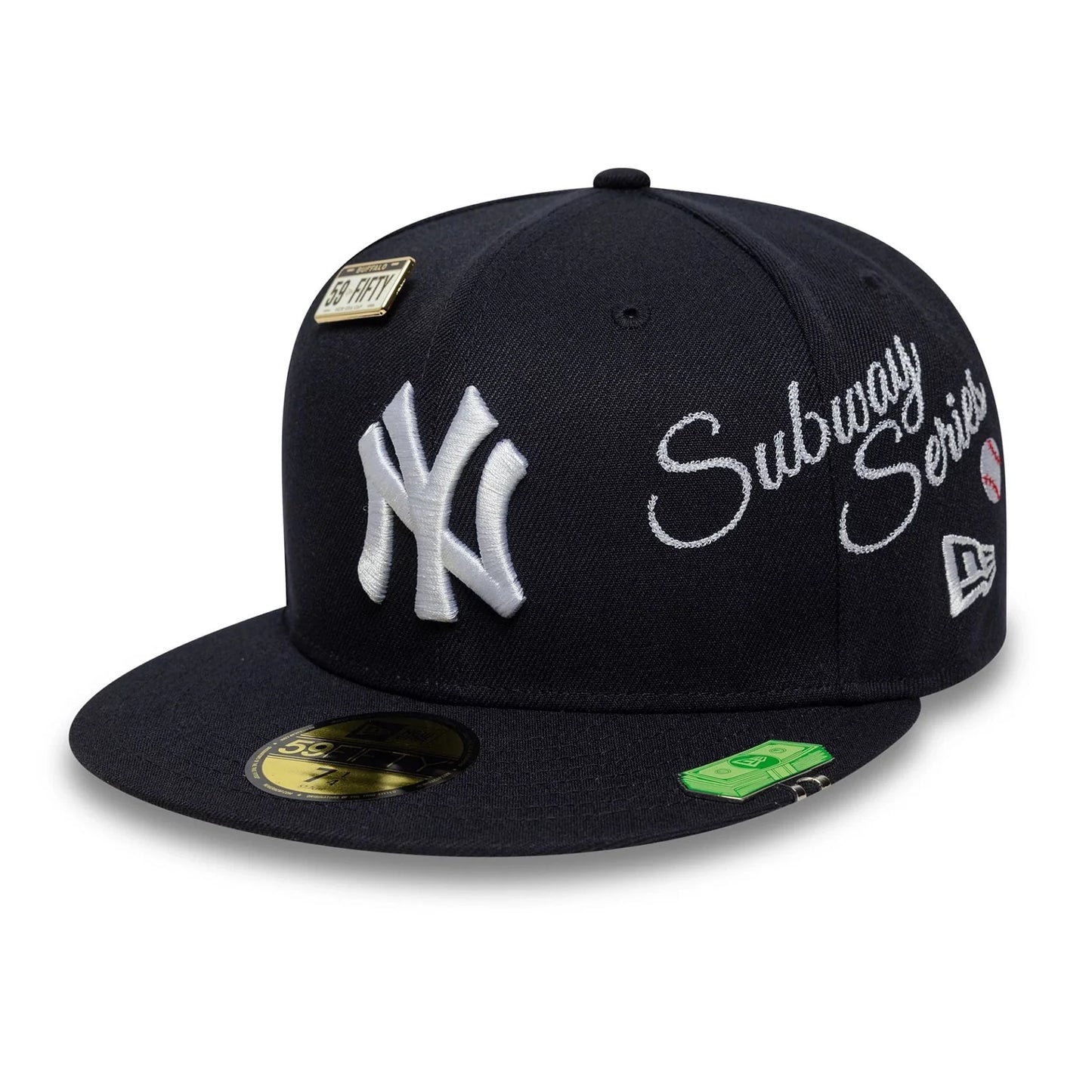 New Era Image Subway Series New York Yankees Navy 59FIFTY Fitted Cap