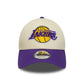 NEW ERA LA Lakers NBA Colour Block Cream 9FORTY Cap