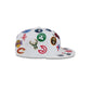 New Era NBA All Over White 59FIFTY Fitted Cap