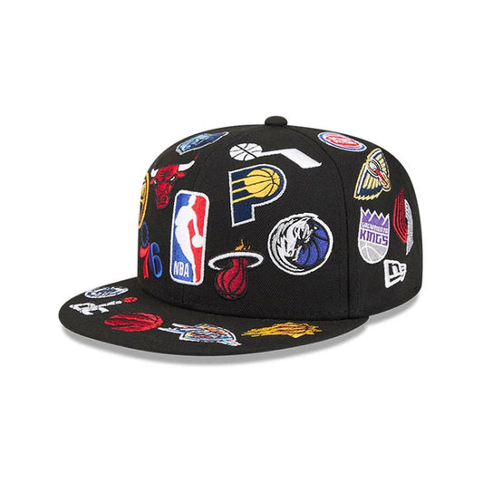 New Era NBA All Over Black 59FIFTY Fitted Cap