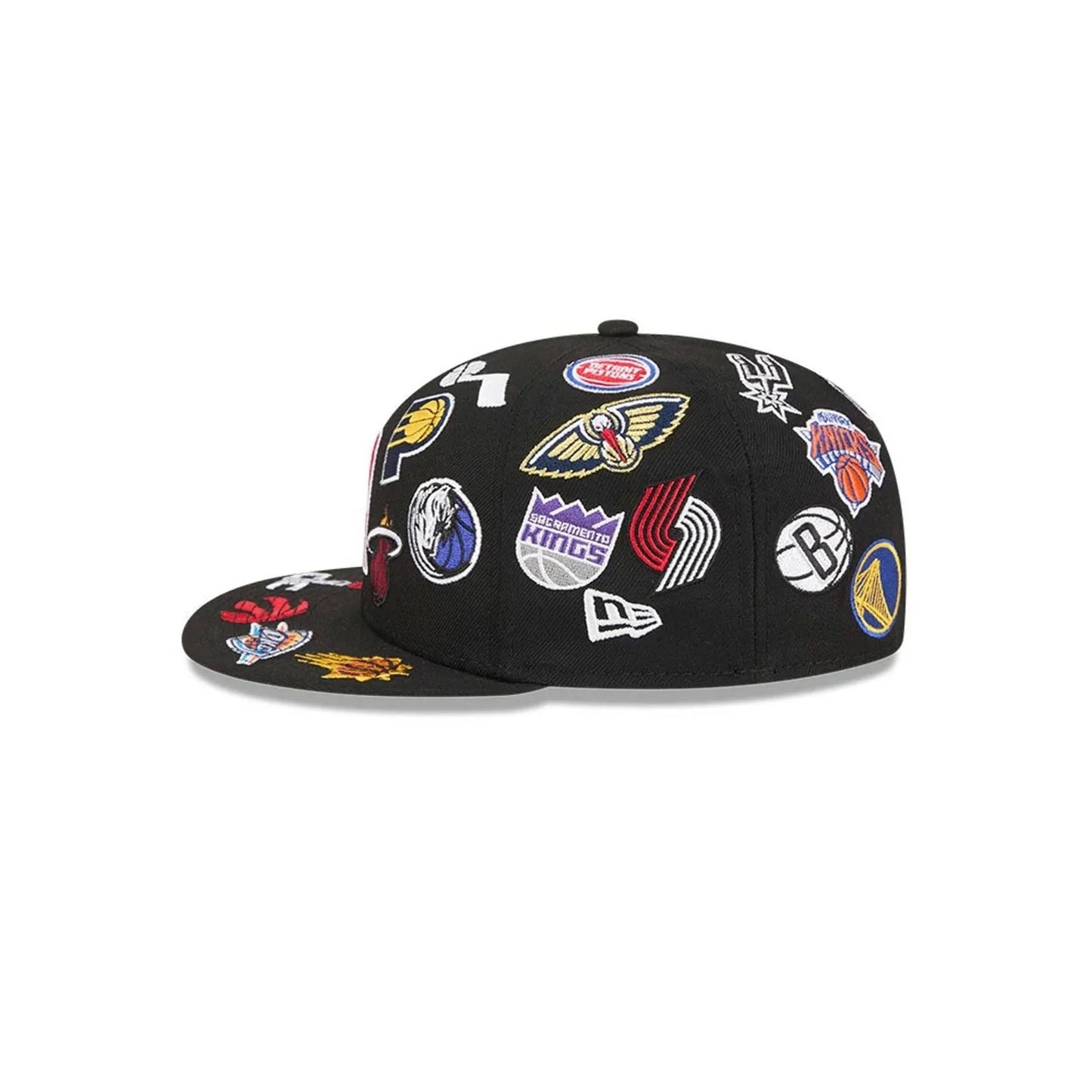New Era NBA All Over Black 59FIFTY Fitted Cap