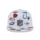 New Era NFL All Over White 59FIFTY Fitted Cap