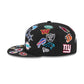 New Era NFL All Over Black 59FIFTY Fitted Cap