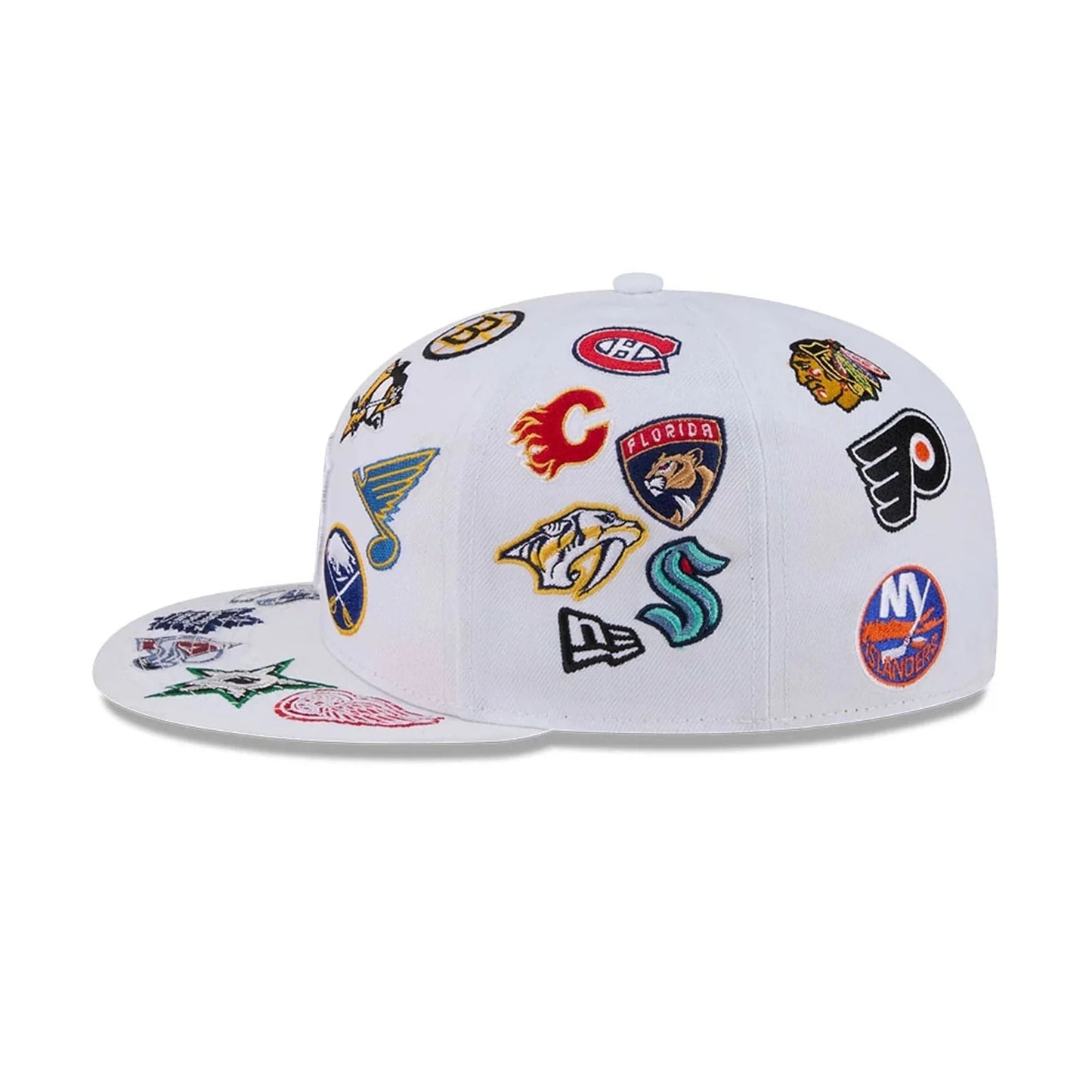 New Era NHL All Over White 59FIFTY Fitted Cap