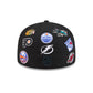 New Era NHL All Over Black 59FIFTY Fitted Cap