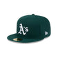 New Era Athletics MLB Hidden Hit Dark Green 59FIFTY Fitted Cap