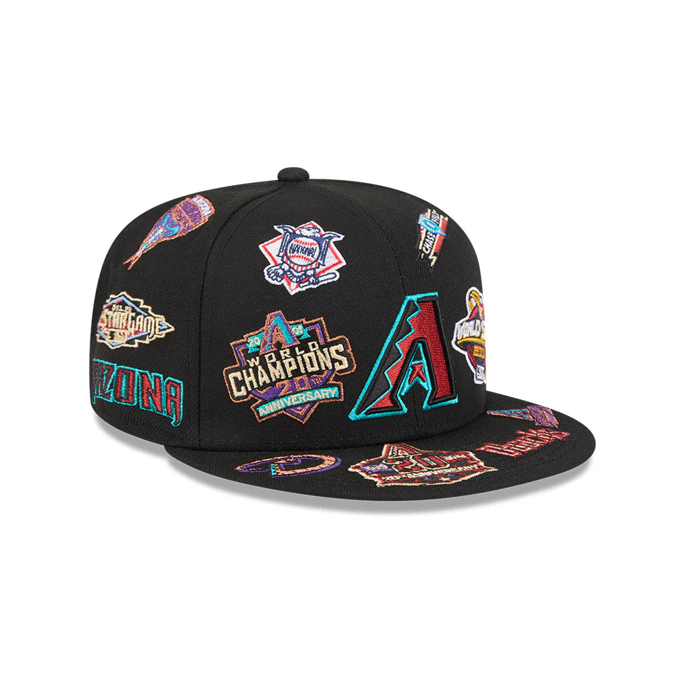 New Era Arizona Diamondbacks MLB All Over Team 59FIFTY Fitted Cap