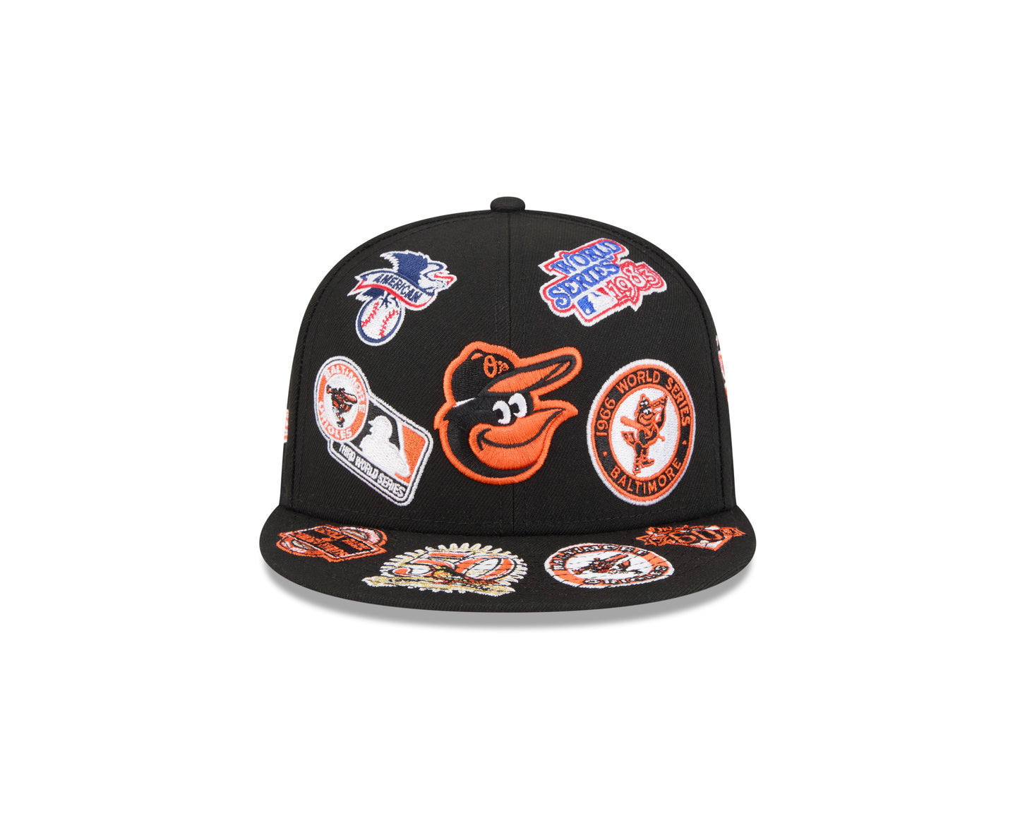 New Era Baltimore Orioles MLB All Over Team 59FIFTY Fitted Cap