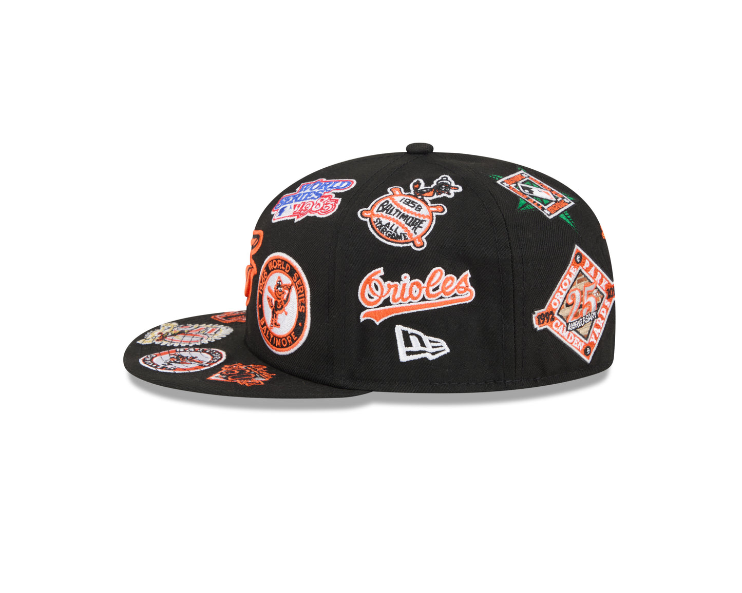 New Era Baltimore Orioles MLB All Over Team 59FIFTY Fitted Cap