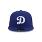 New Era LA Dodgers MLB Hidden Hit Dark Blue 59FIFTY Fitted Cap