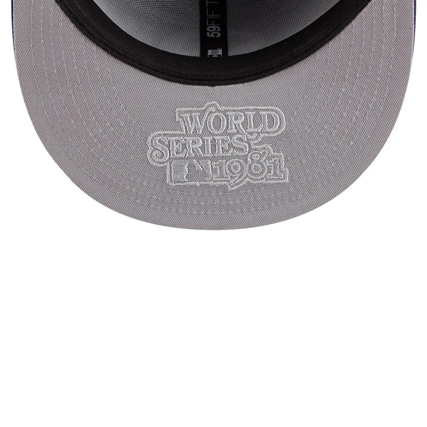 New Era LA Dodgers MLB Hidden Hit Dark Blue 59FIFTY Fitted Cap