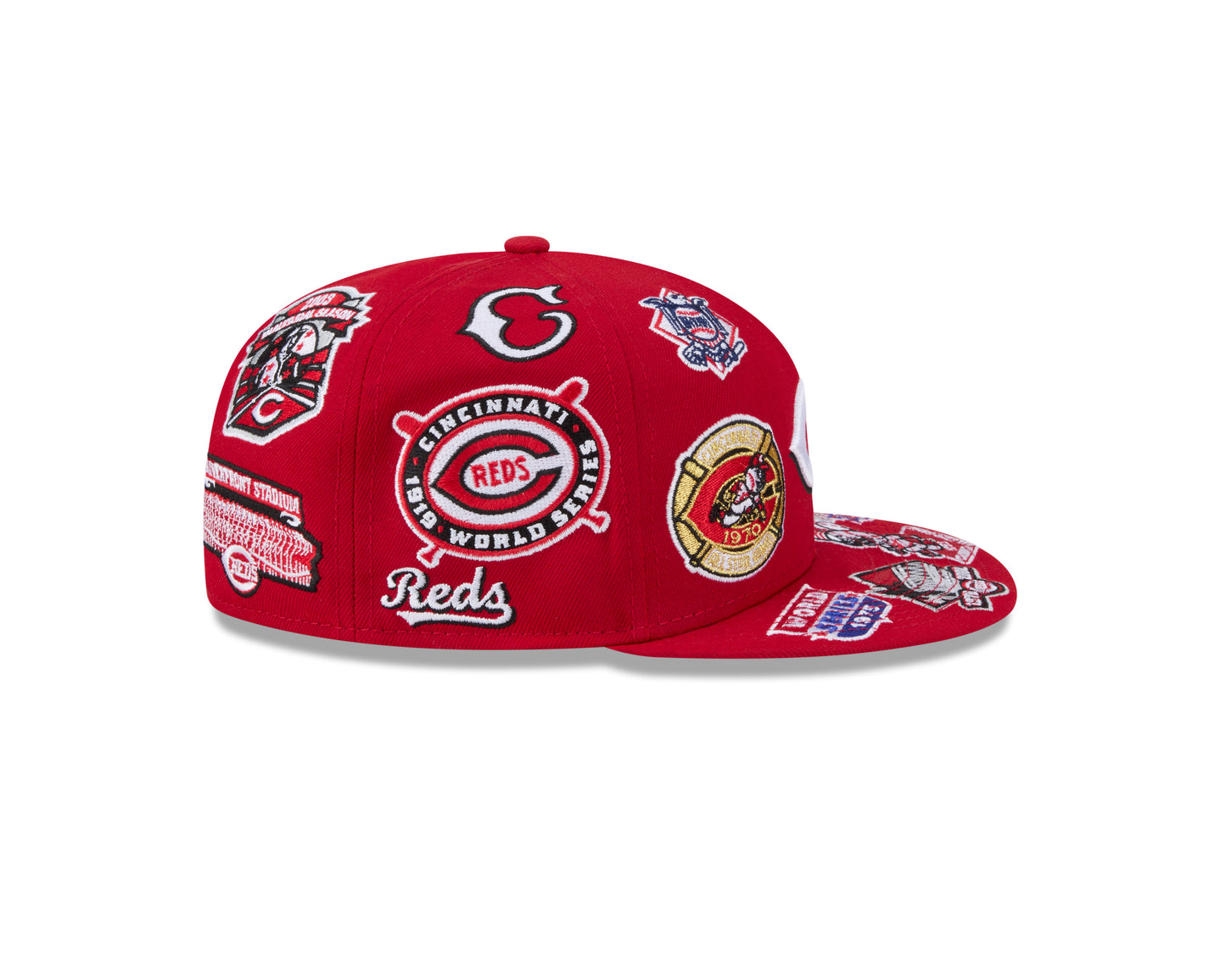 New Era Cincinnati Reds MLB All Over Team 59FIFTY Fitted Cap