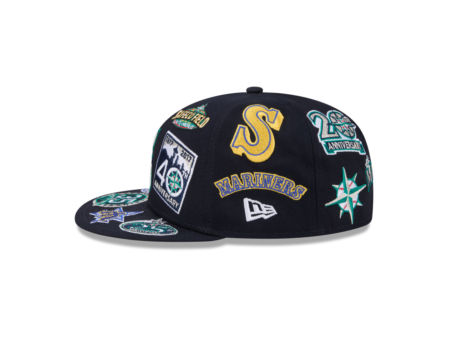 New Era Seattle Mariners MLB All Over Team 59FIFTY Fitted Cap