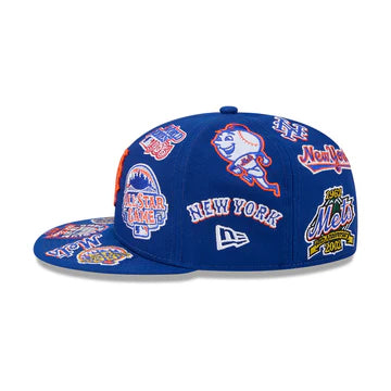 New Era New York Mets MLB All Over Team 59FIFTY Fitted Cap