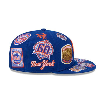 New Era New York Mets MLB All Over Team 59FIFTY Fitted Cap