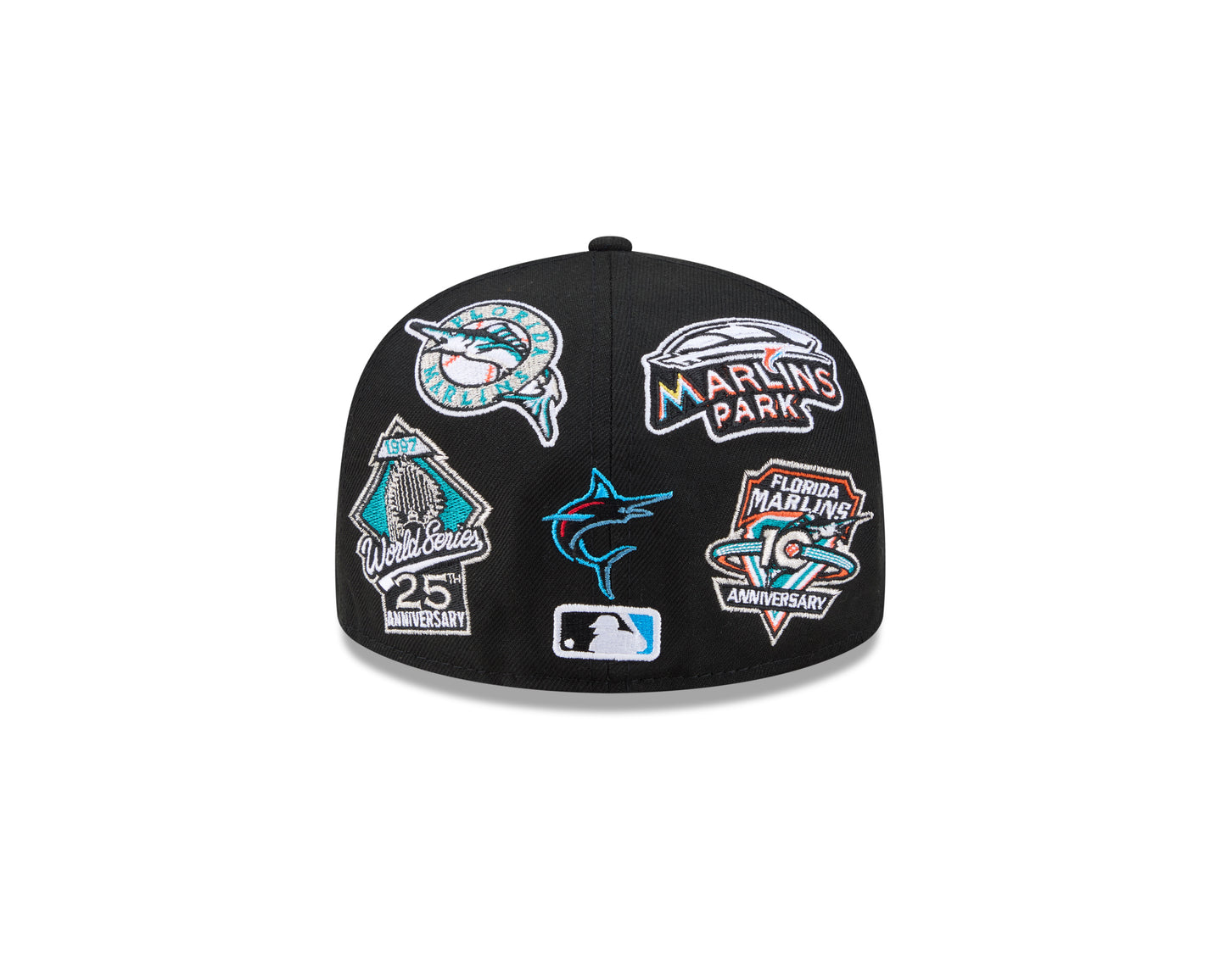 New Era Miami Marlins Dodgers MLB All Over Team 59FIFTY Fitted Cap