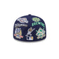 New Era Milwaukee Brewers MLB All Over Team 59FIFTY Fitted Cap
