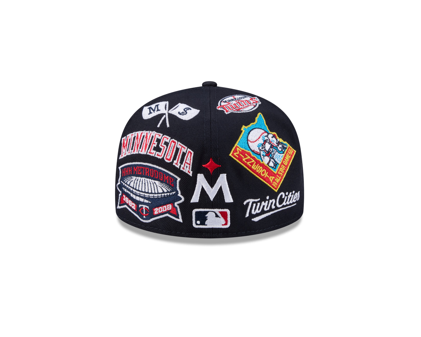 New Era Minnesota Twins MLB All Over Team 59FIFTY Fitted Cap