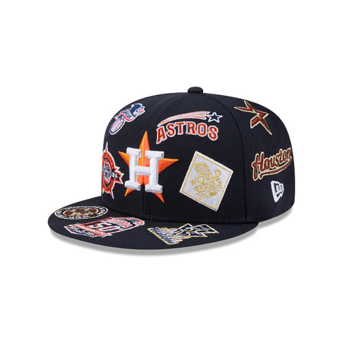 New Era Houston Astros MLB All Over Team 59FIFTY Fitted Cap