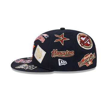 New Era Houston Astros MLB All Over Team 59FIFTY Fitted Cap