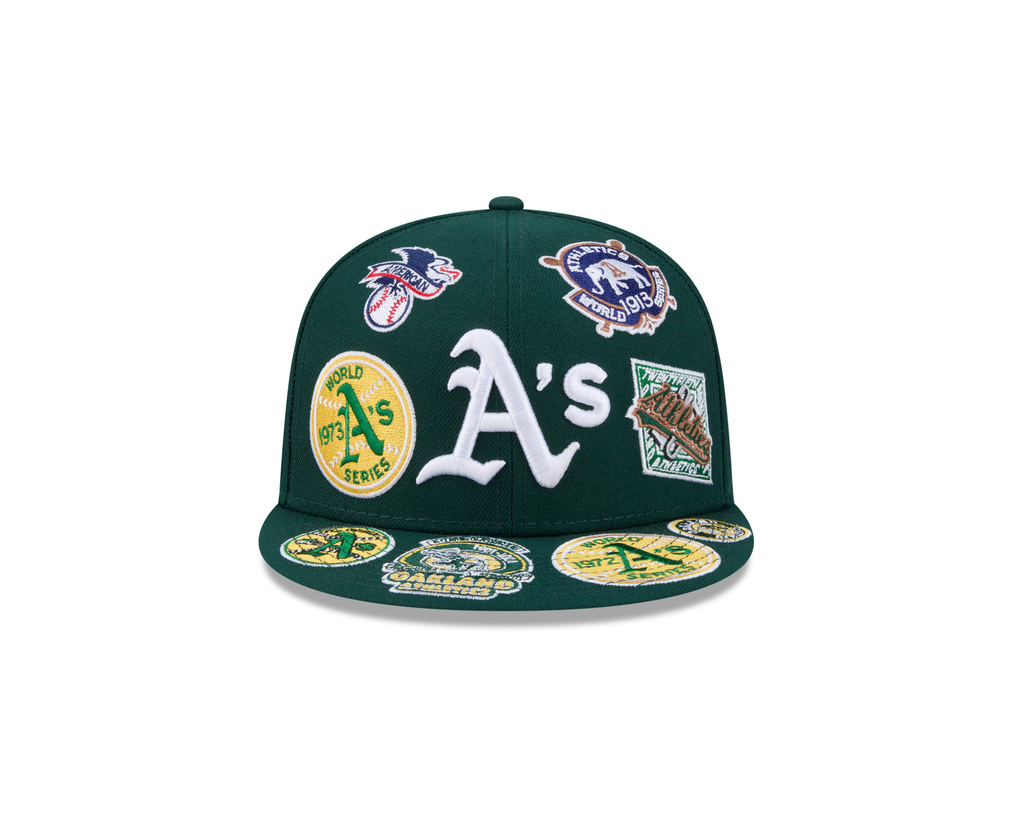 New Era Oakland Athletics MLB All Over Team 59FIFTY Fitted Cap