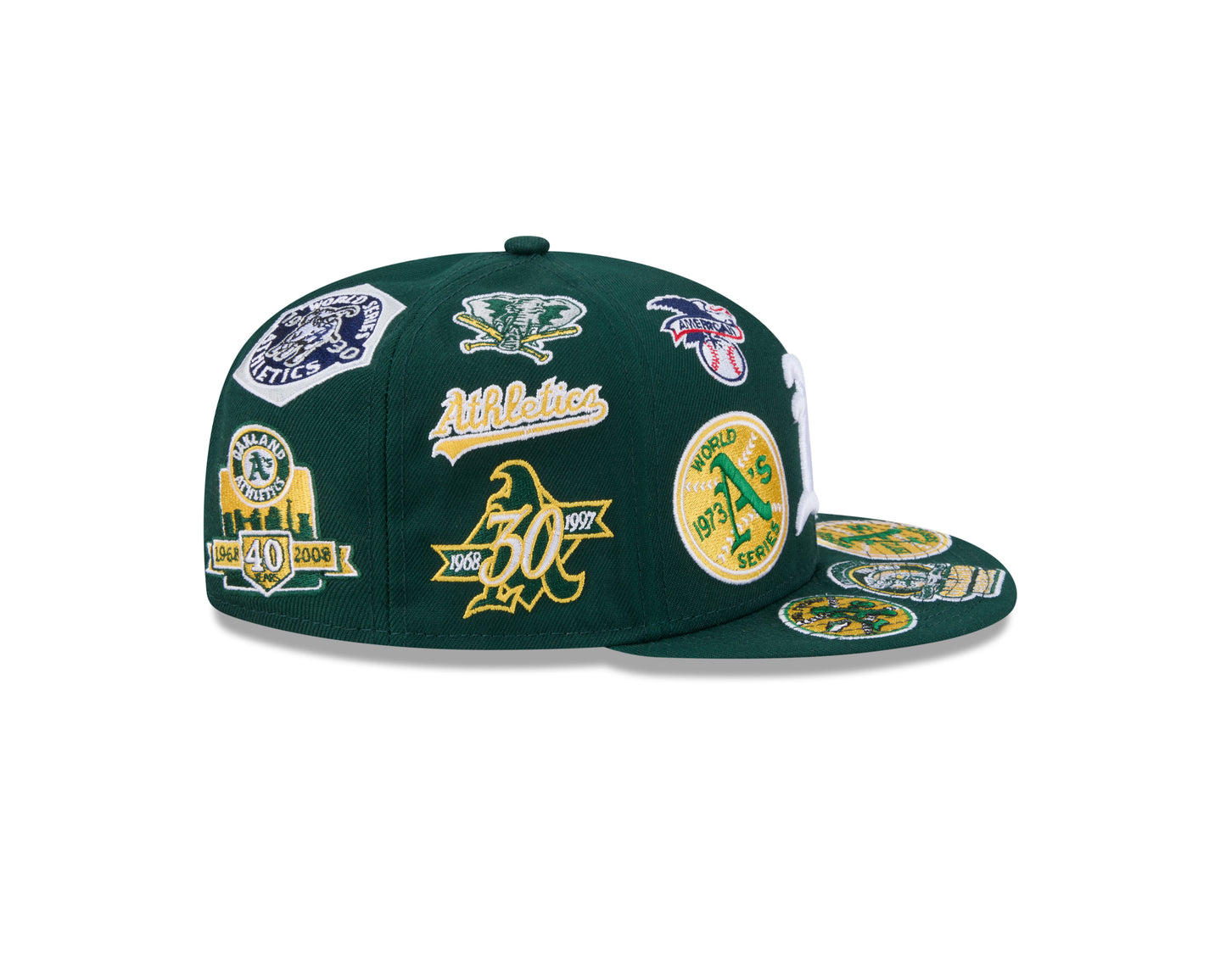 New Era Oakland Athletics MLB All Over Team 59FIFTY Fitted Cap